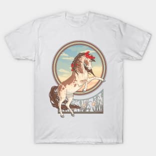 Poppy horse art T-Shirt